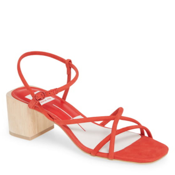DOLCE VITA Strappy Leather Heels Sandals - Picture 1 of 6